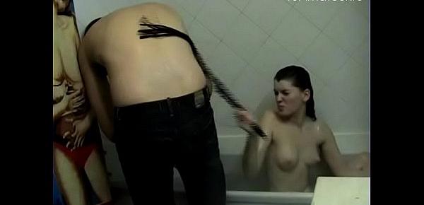  Russian mistress dominated slave in real life